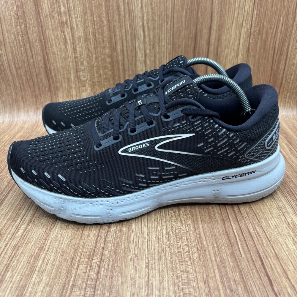 Brooks Glycerin 20 Running Shoes Mens 11.5 Black White 1103821D059 sneakers - Picture 3 of 8